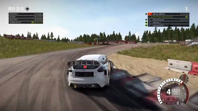 DiRT 4 ONLINE / RALLYCROSS / HÖLJES [Ford Focus RS RX] (PS4) ***fast Third Lap***