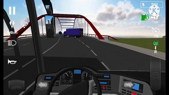 Truck crashed to divider | Driving Dayand bus | Bus is not starting смотреть онлайн