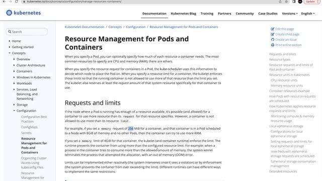 Kubernetes Resource Management; REQUESTS & LIMITS смотреть онлайн
