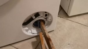 Ошибка Е18 (E18) стиральной машины Bosch, засорился слив