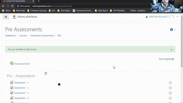 Moodle Assessments For Students смотреть онлайн