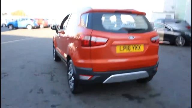 Ford | EcoSport | 1.5 Titanium 5dr Powershift | Orange | LP16 YKX смотреть онлайн