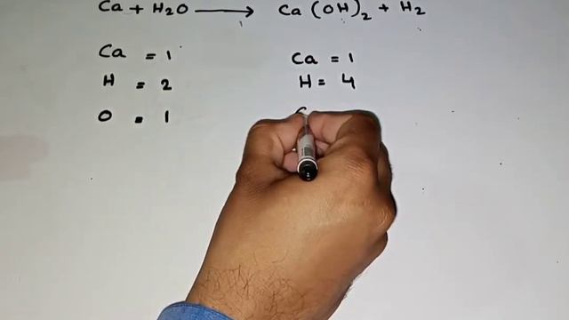 How to Balance Ca + H2O = Ca(OH)2 + H2 || Calcium plus Water || смотреть онлайн