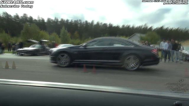 Mercedes SLS AMG Coupé Vs CL65 AMG V12 BiTurbo