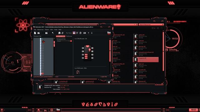 Alienware® Eclipse Red Premium Theme for Windows® Se7en with 7tsp Alienware® Eclipse Red Icon Pack смотреть онлайн