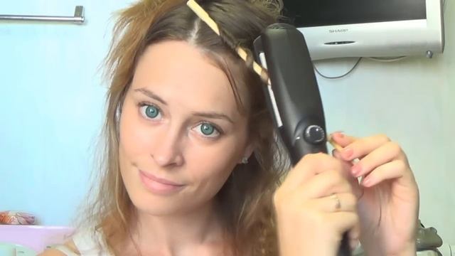 МЕЛКИЕ КУДРИ с помощью УТЮЖКА и КАРАНДАША) смотреть онлайн