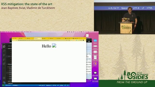 BSidesSF 2022 - XSS mitigation: the state of the art (Jean-Baptiste Aviat • Vladimir de Turckheim) смотреть онлайн