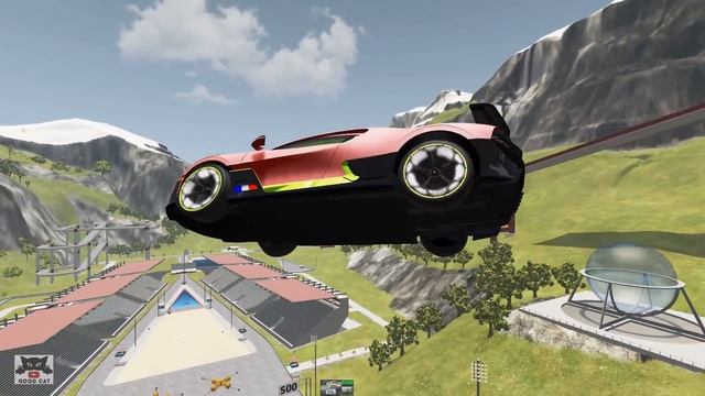 Big Ramp Jumps with Expensive Cars #2 BeamNG Drive Vehicles Total Destruction | Good Cat смотреть онлайн
