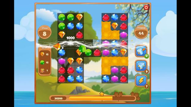 Игра сокровища пиратов | Прохождение 44 уровня | Piratе treasures level 44 смотреть онлайн