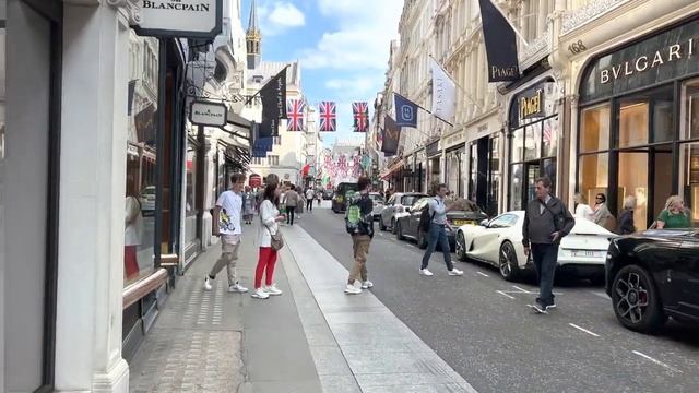 London Walk ?? Oxford & BOND Street to Piccadilly Circus | Central London Walking Tour. [4K HDR] смотреть онлайн