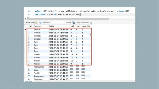 Left Join and Right Join in mysql tamil | Combine two tables in mysql tamil | Parallel Code смотреть онлайн