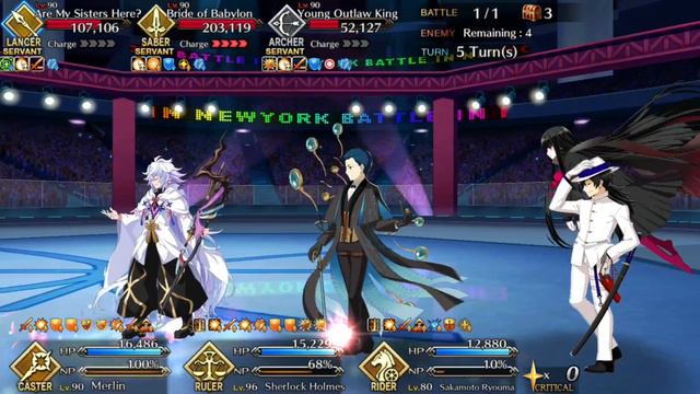 [FGO NA] GilFest Battle in New York (BINNY) 2020 - Grand Finale with Sherlock Holmes смотреть онлайн