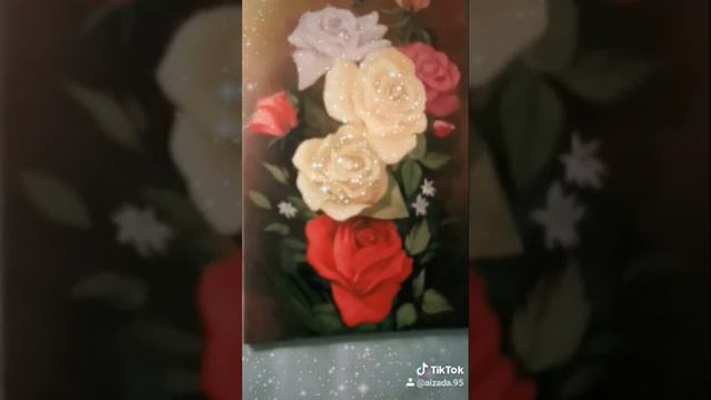 Живопись : розы🌹🌹 отлично подходят для спальни 😉 смотреть онлайн