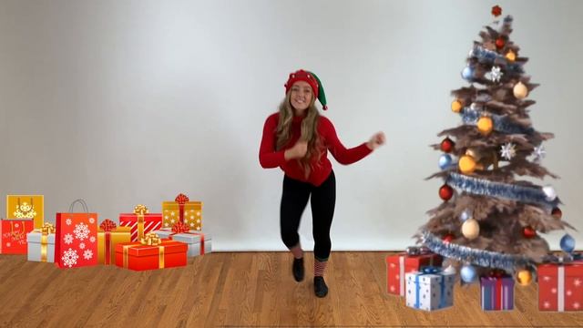 Fun Holiday Dance Choreography to Rockin' Around the Christmas Tree - Free Online Class смотреть онлайн