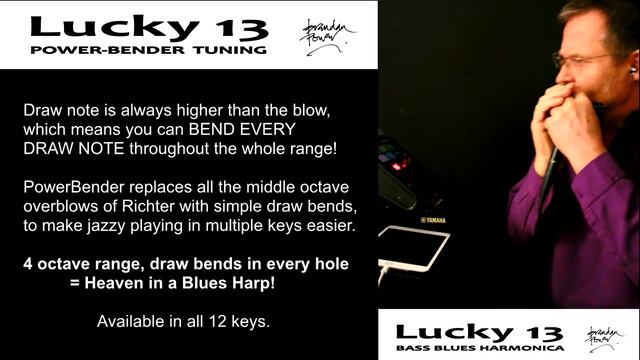 New upgraded EASTTOP LUCKY 13 Harmonica 13 Holes Professional Harmonica смотреть онлайн