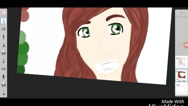 РИСУЕМ АРТ ДЕВУШКИ | КОЖА | AUTODESK SKETCHBOOK | смотреть онлайн