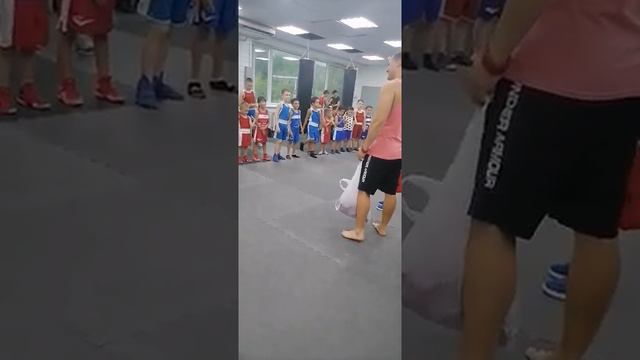 Поздравление с ДР на боксе! Моя команда! смотреть онлайн