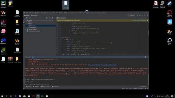 КАК УСТАНОВИТЬ PyAudio (3 способа установки) / HOW TO INSTALL PyAudio (3 installation methods)