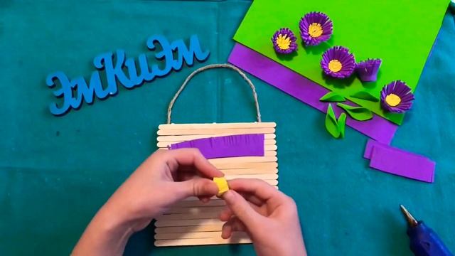 ПОДАРОК МАМЕ /ДЕРЕВЯННАЯ ОТКРЫТКА Своими руками/Поделки из ПАЛОЧЕК для МОРОЖЕНОГО и Фоамирана/Эмили смотреть онлайн