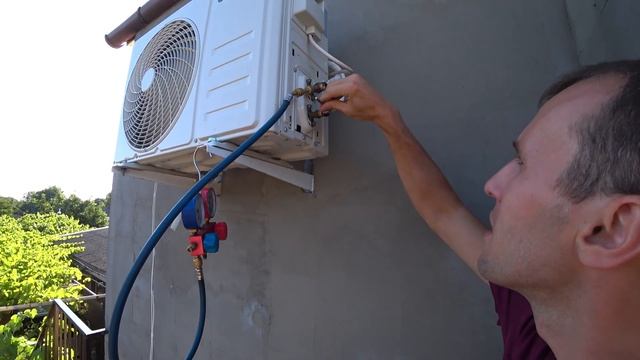 Демонтаж кондиционера своими руками с сохранением фреона смотреть онлайн