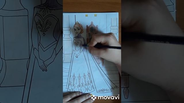 Расскрашиваем Анну, Холодное сердце смотреть онлайн