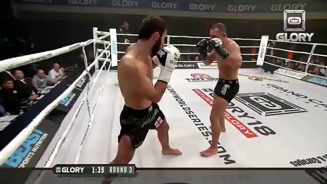 GLORY 18 - Robin van Roosmalen vs. Davit Kiria (Full Video) смотреть онлайн
