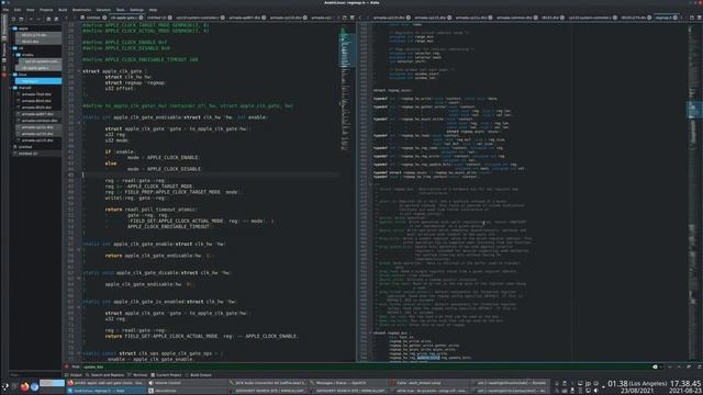 Asahi Linux: Kernel dev: Clocks driver смотреть онлайн