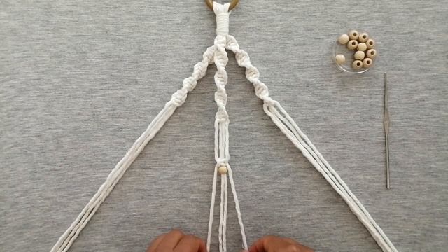 DIY PORTAMACETAS de MACRAME paso a paso (PRINCIPIANTES) | DIY Macrame Plant Hanger for Beginners смотреть онлайн