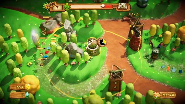 Pixeljunk Monsters 2: Pockulu Forest Stage 1 (Mayhem, Rainbow Perfect) смотреть онлайн