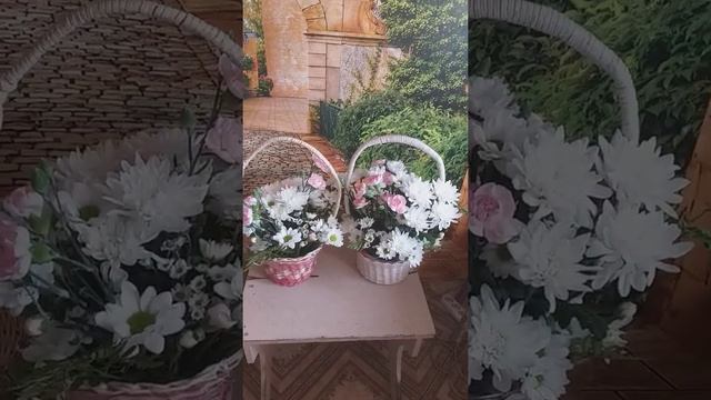 Букет в корзине на 1 сентября своими руками смотреть онлайн