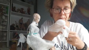 МК часть 2. Как сделать силиконовую шапочку для кукольного парика |БЖД| Шарнирная кукла