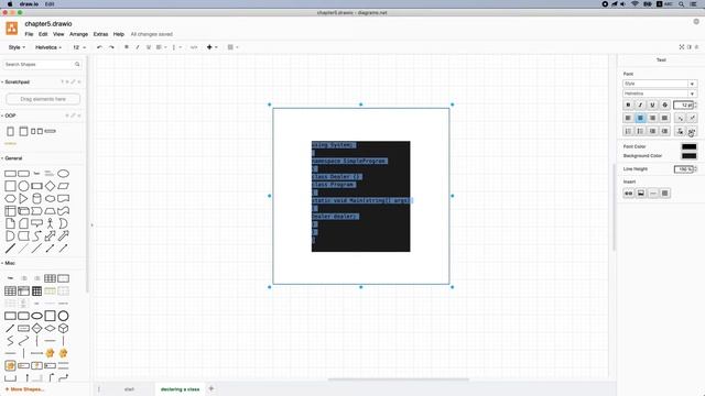 Add a Code Snippet into draw.io смотреть онлайн