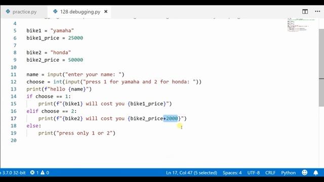 Debugging in Python || Python tutorial смотреть онлайн