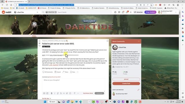 WARHAMMER 40K DARKTIDE STEAM VS PC Game Pass What's different? & Error 4001 Workaround Solutions смотреть онлайн