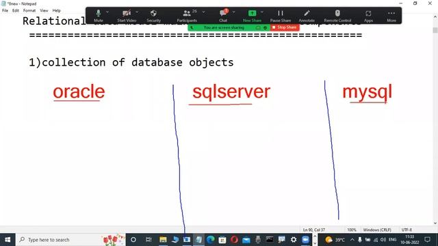 ORACLE 19c tutorials || Demo - 3 || by Mr. Murali On 10-06-2022 @11AM IST смотреть онлайн