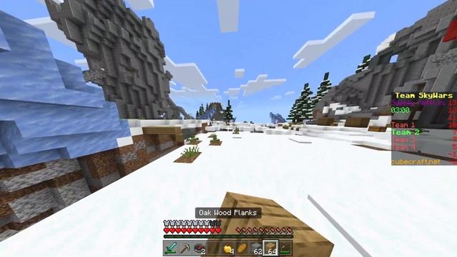 ?Мм... Какой необычный Sky Wars?Cube Craft, Minecraft Bedrock? смотреть онлайн