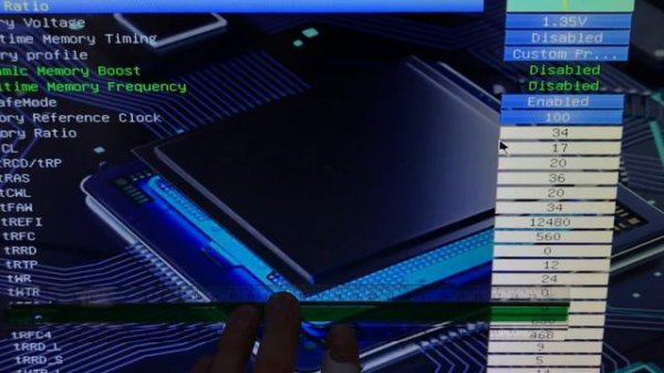 Всё тайминги и значения DDR4 в Bios на моей Kllisre B760