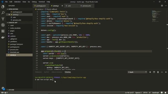 How to make shopify App with a starter смотреть онлайн