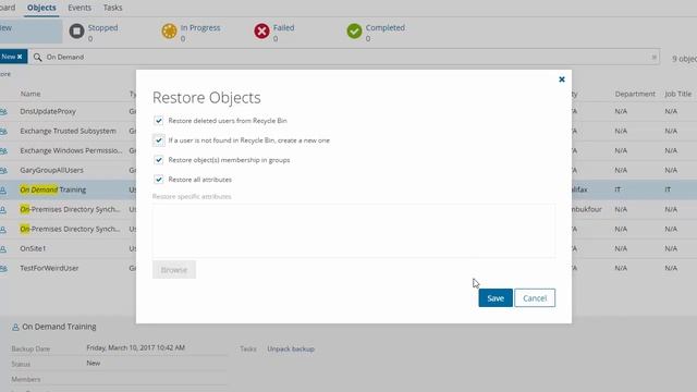 How to restore a hard deleted user object смотреть онлайн
