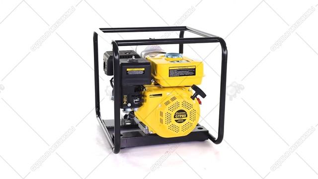 Мотопомпа бензиновая Champion GTP80 для грязной воды 3D обзор. смотреть онлайн