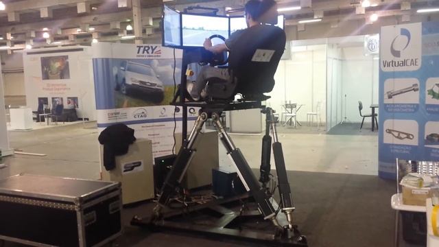6 dof driving simulator powered by Carsim смотреть онлайн