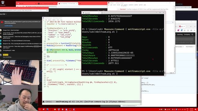 Xah Talk Show 2023-01-08 Python, Emacs Lisp, WolframLang, Speed Comparison for Find/Replace смотреть онлайн