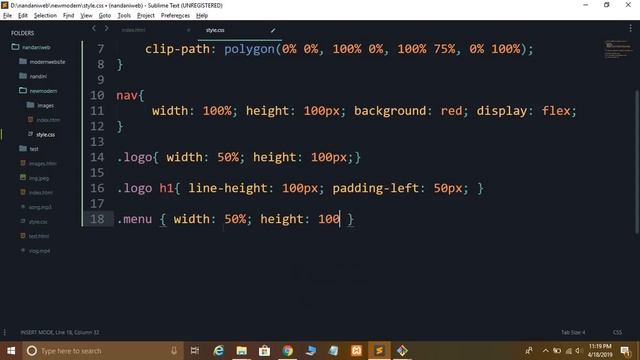 How To Create Modern Website Using HTML CSS in HINDI 2019 [with SOURCE CODE] смотреть онлайн