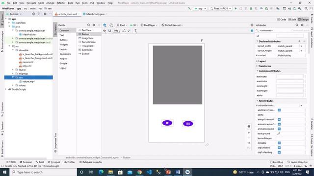 How to make a media player in Android Studio смотреть онлайн