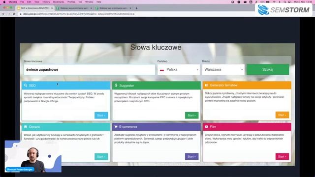 Webinar SEMSTORM: SEO w e-commerce смотреть онлайн