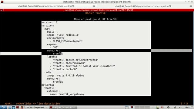 Docker compose - 5. TRAEFIK le reverse-proxy pour conteneurs | tutos fr смотреть онлайн