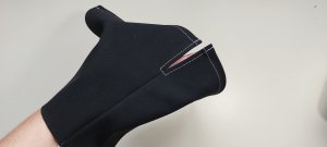 Обработка разреза в изделиях из трикотажной ткани