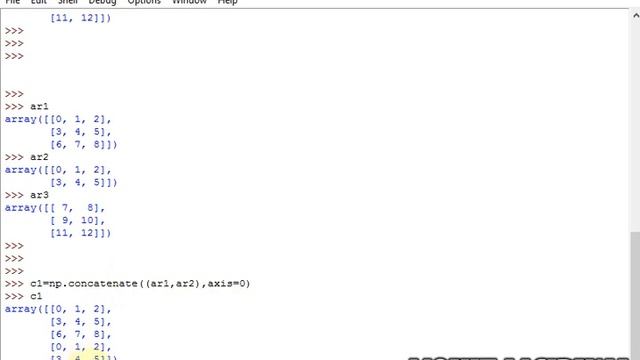 Class 11th IP chapter 10?working with NumPy?#8 concatenate function in deep смотреть онлайн