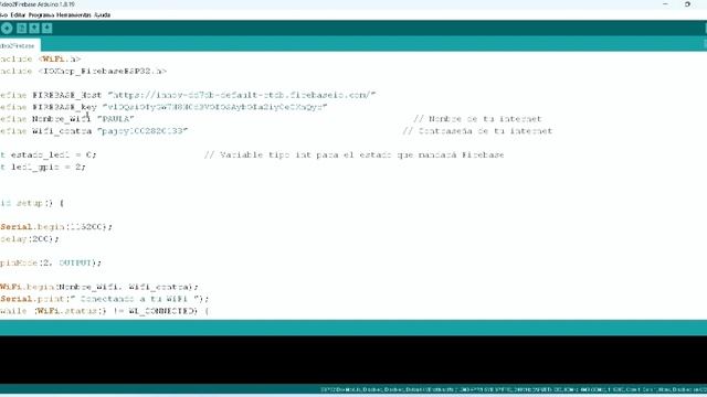 Encendido de un bombillo con ESP32 y Firebase смотреть онлайн