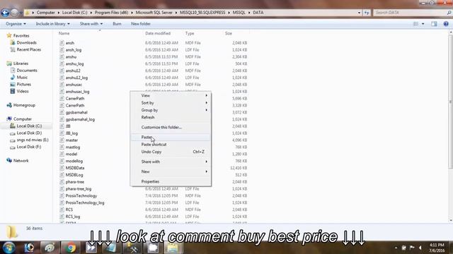 How to Open MDF file how to attach database in sql server,Attach Mdf file in Sql Server смотреть онлайн